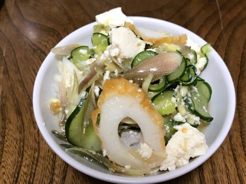 ちくわで冷や汁風